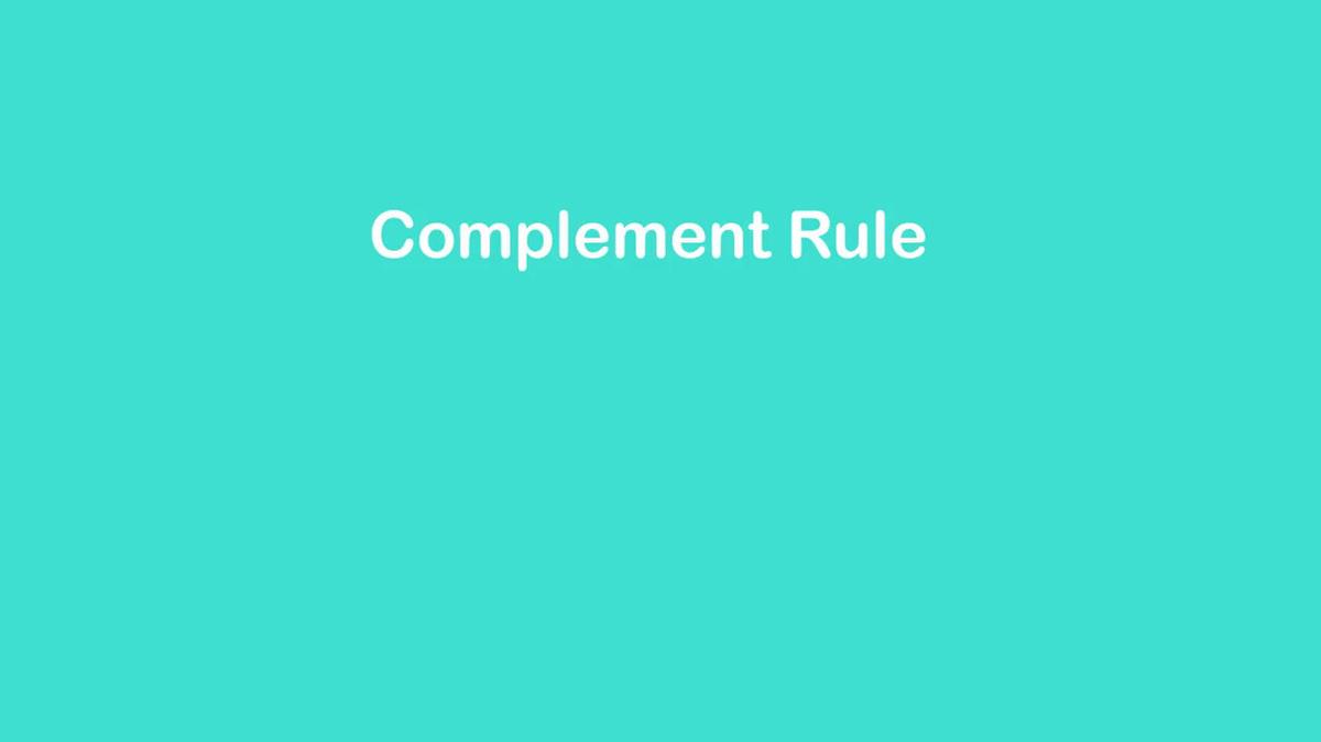 Complement Rule Review.mp4