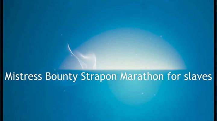 Strap on marathon race