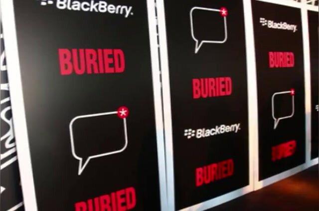 Film Brand integration - BlackBerry - Buried