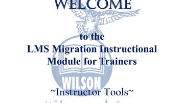 Instructor Tools