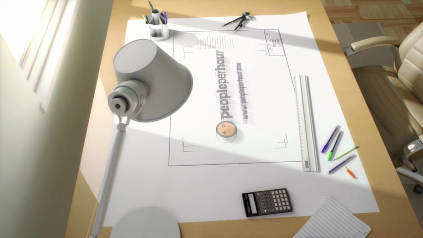 Create this architect logo reveal animation