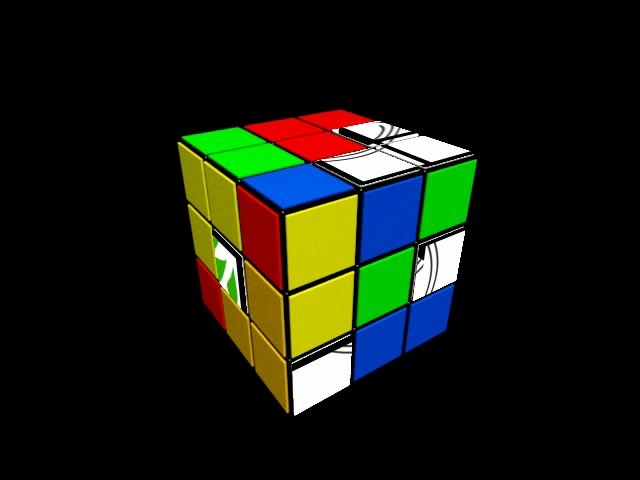 Add your logo onto a Rubik's Cube reveal animation in 3D