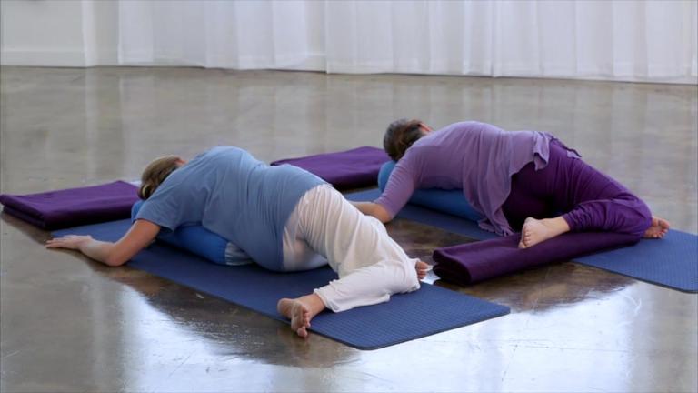 FORWARD FOLDING TWIST  - Restorative Yoga