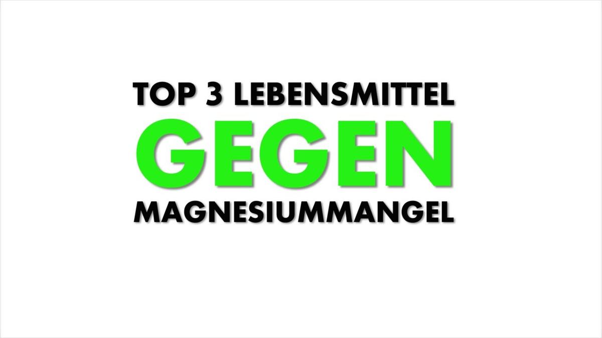 Magnesiummangel: Das sollten Sie unbedingt wissen