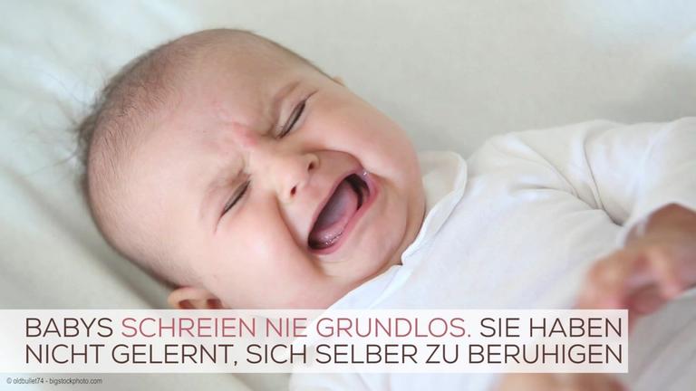 Babymythos- Man muss Babys auch mal schreien lassen!