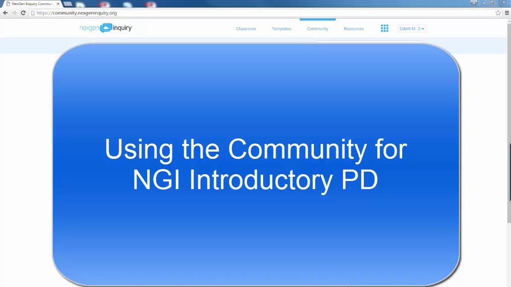 GRCD - Using the Community to Support Introductory PD