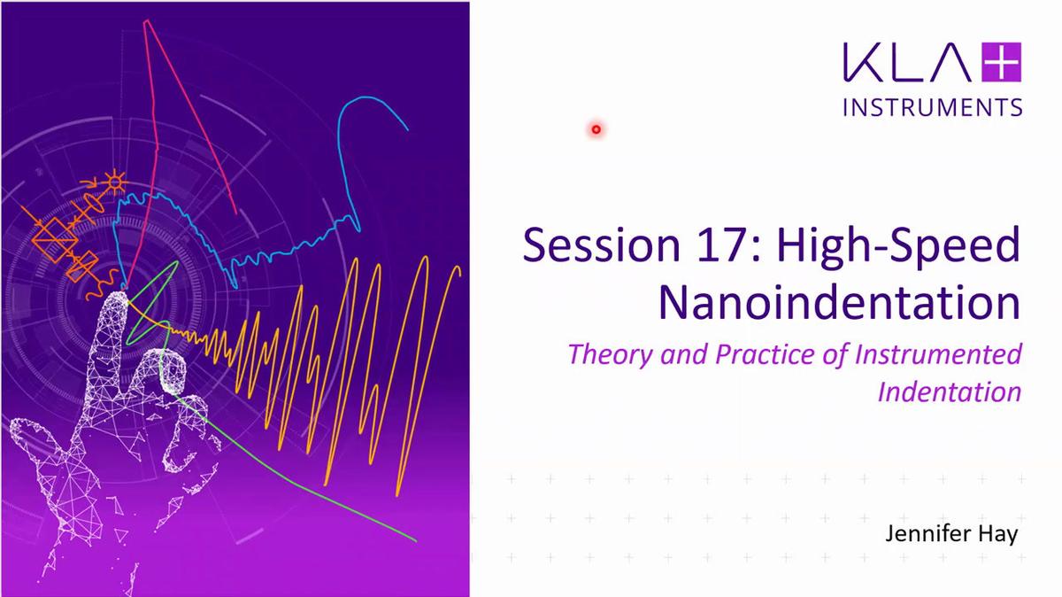 Session 17: High Speed Nanoindentation