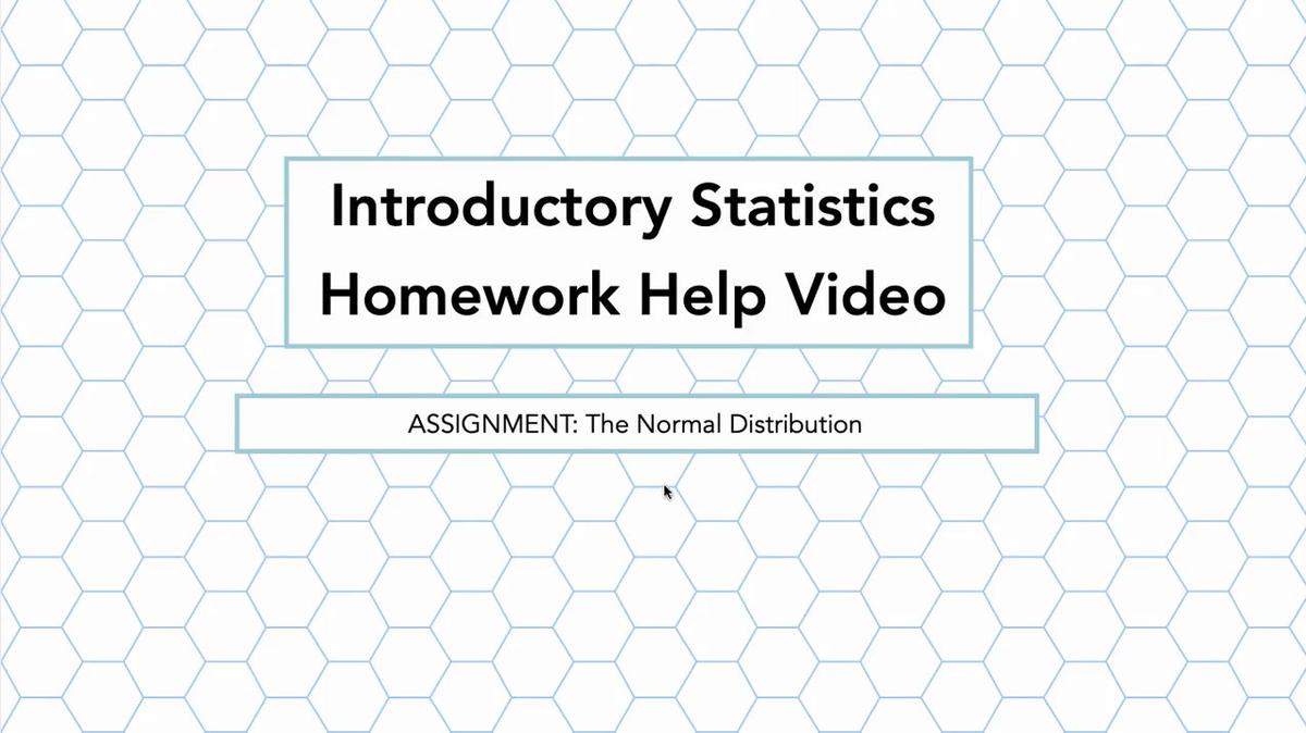Stats The Normal Distribution HH Vid.mp4
