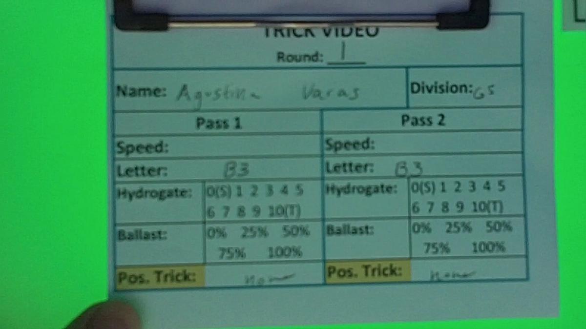 Agustina Varas G5 Round 1 Pass 1
