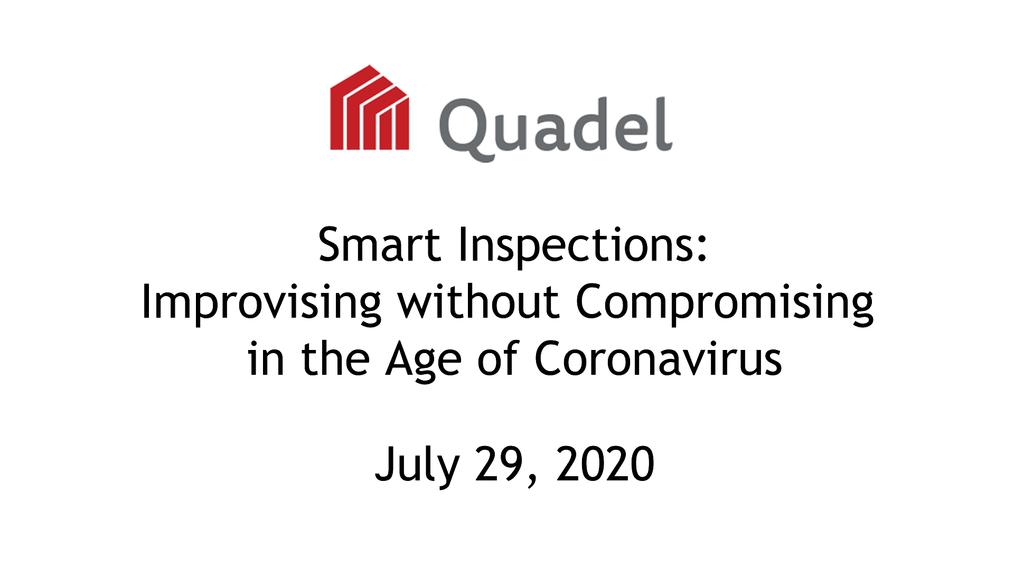 Smart Inspections: Improvising without Compromising in the Age of Coronavirus