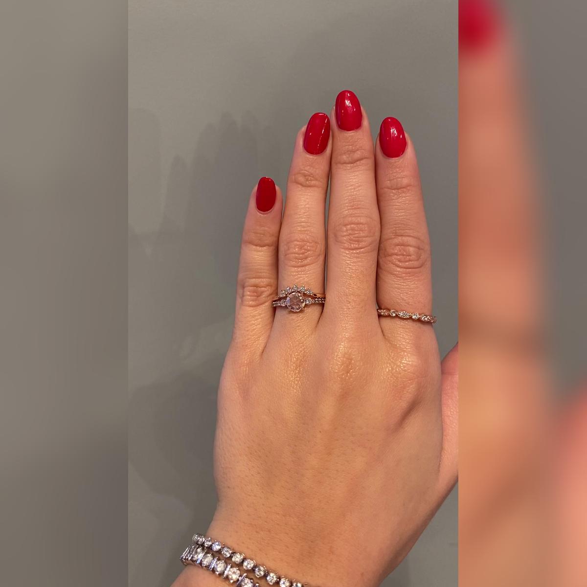 Delilah Rose Cut Wedding Band Pairings