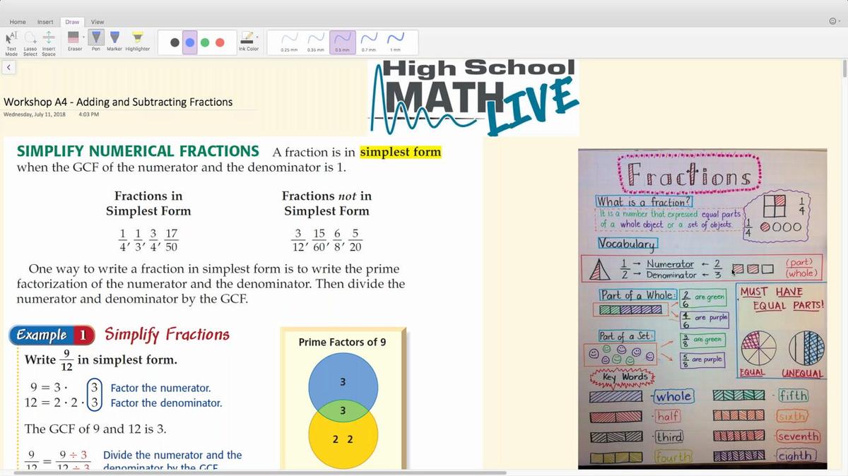 Brush Up Math Workshop A4 - Adding and Subtracting Fractions.mp4