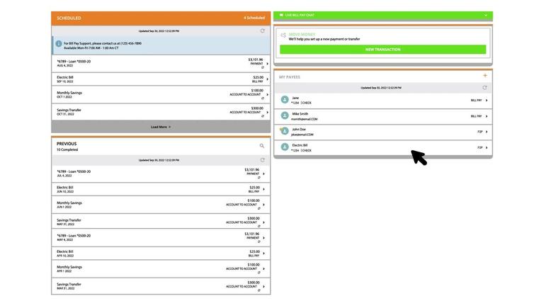 CSIOBB03 - Move Money: Managing Payees