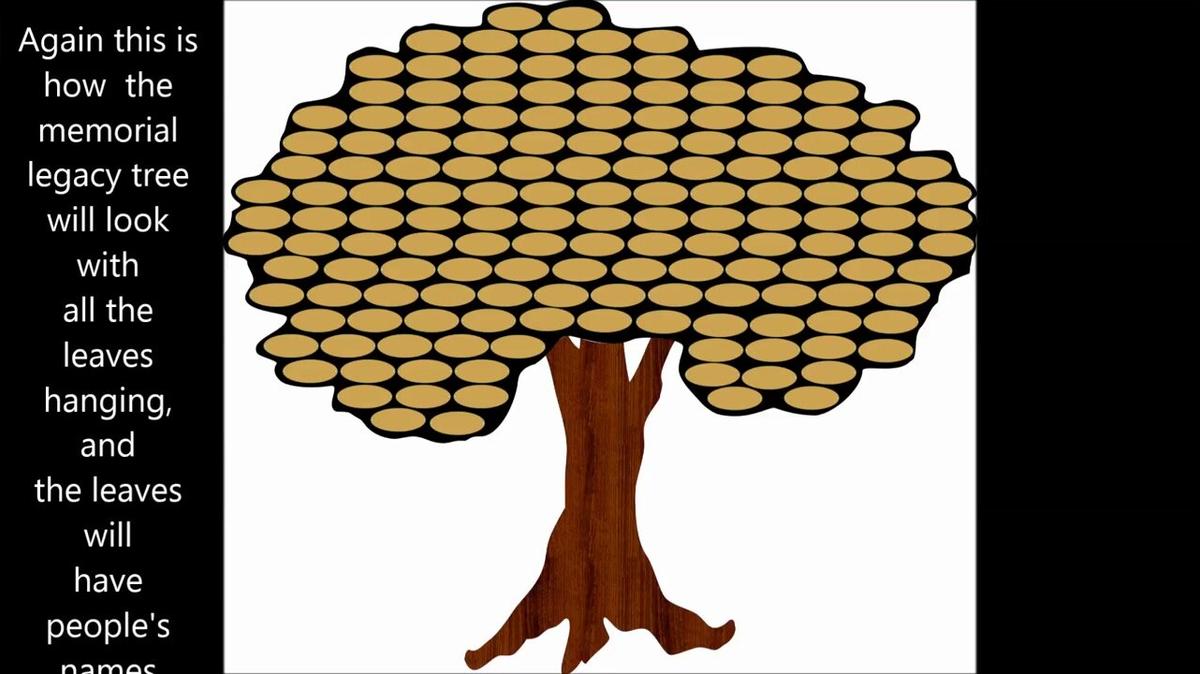 a legacy memorial tree design