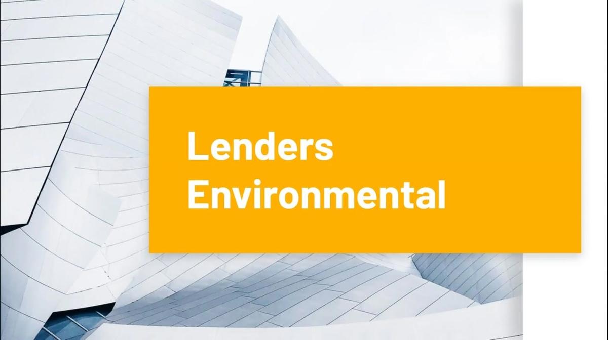 Lender Environmental