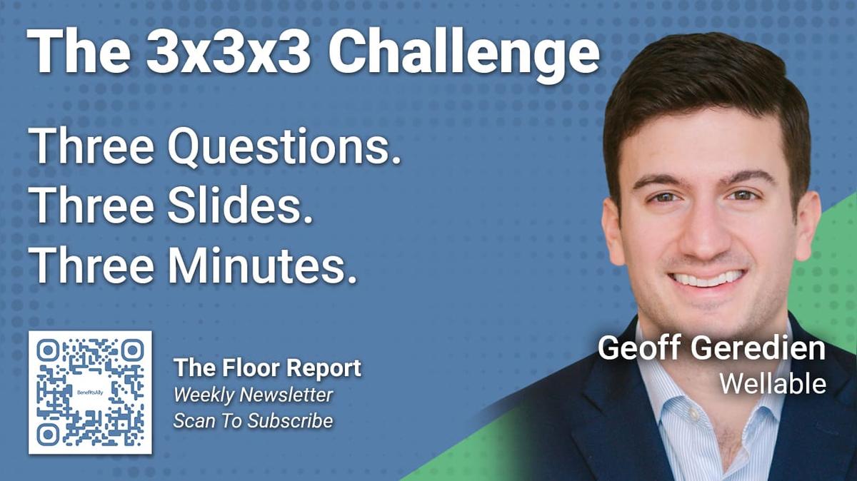 Wellable - 3x3x3 Challenge with Geoff Geredien
