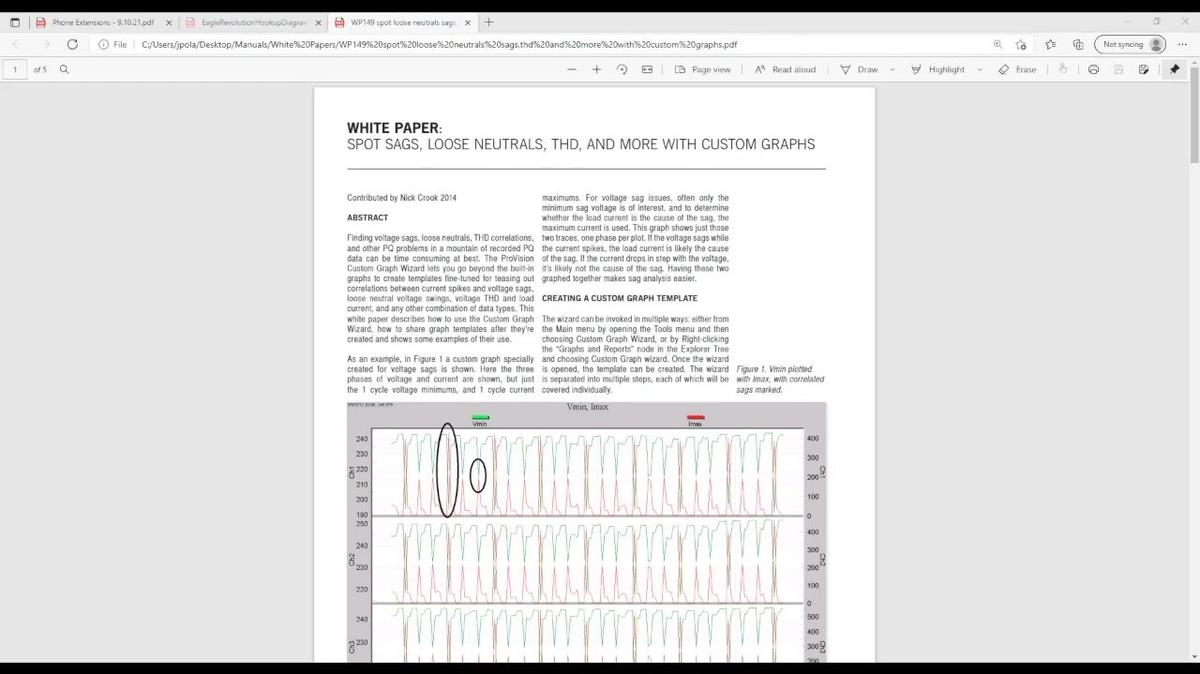 Ask a Pro: Spot Sags, Loose Neutrals, THD and More with Custom Graphs