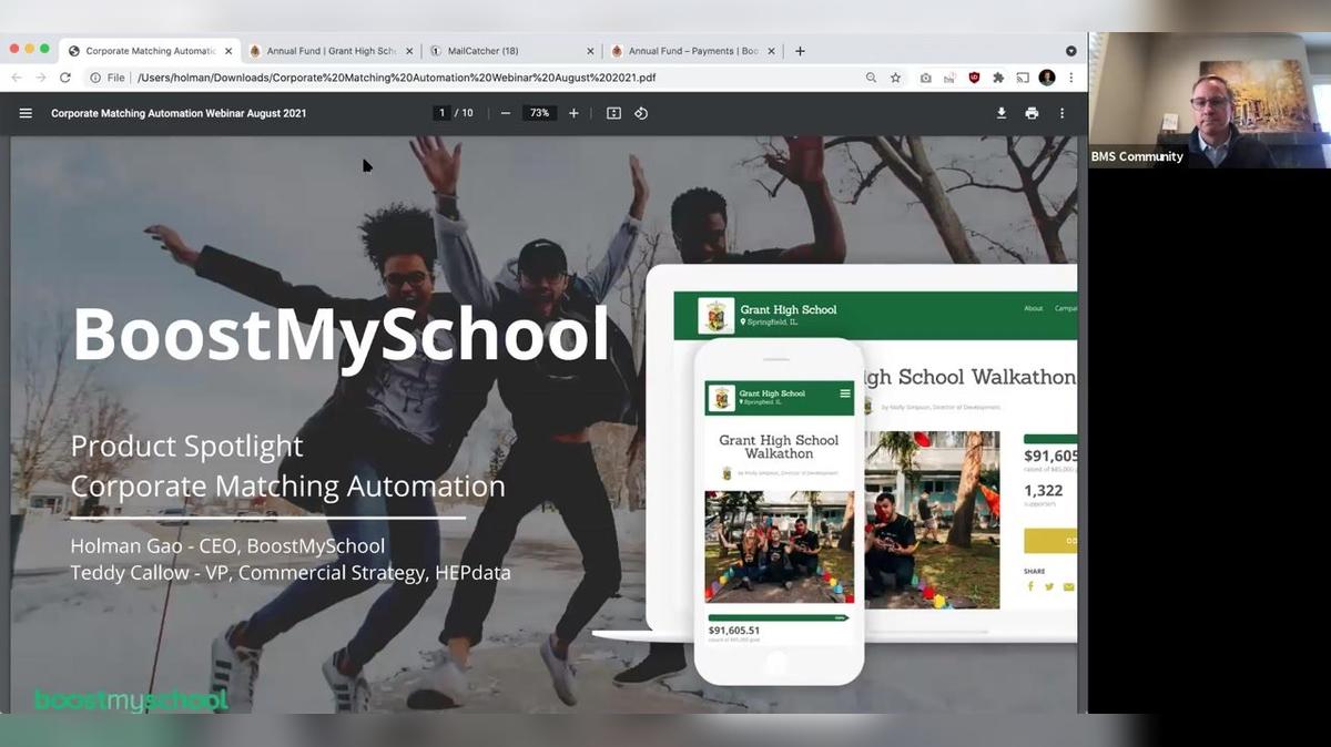 Corporate Matching Automation - Aug 2021