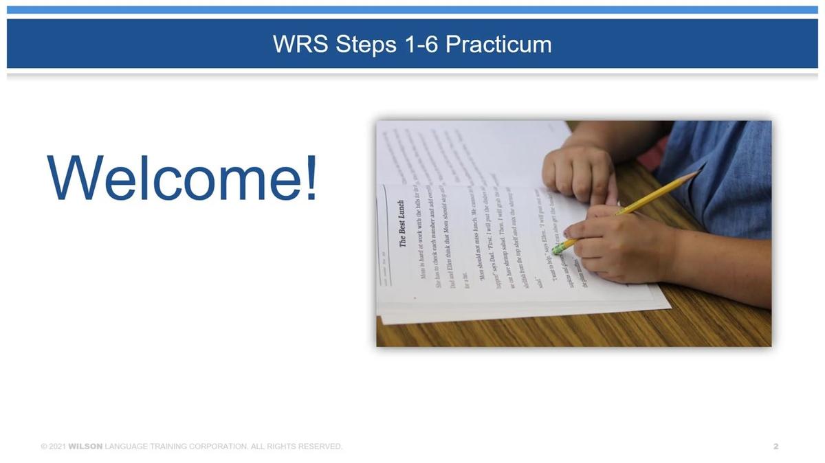 Steps 1-6 Practicum overview