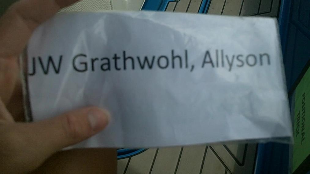 Allyson Grathwohl JW Round 2 Pass 1