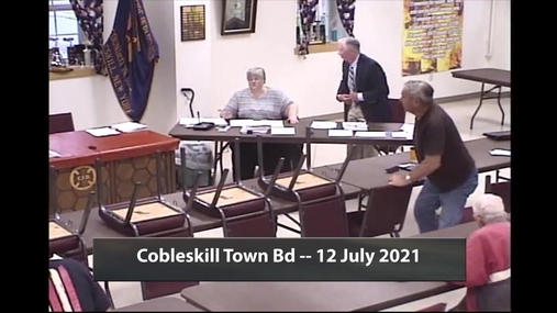 Cobleskill Town Bd -- 12 July 2021