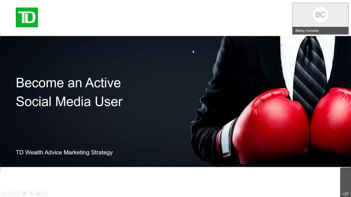 Activate Your TD Wealth Social Centre Account - Workshop PWM