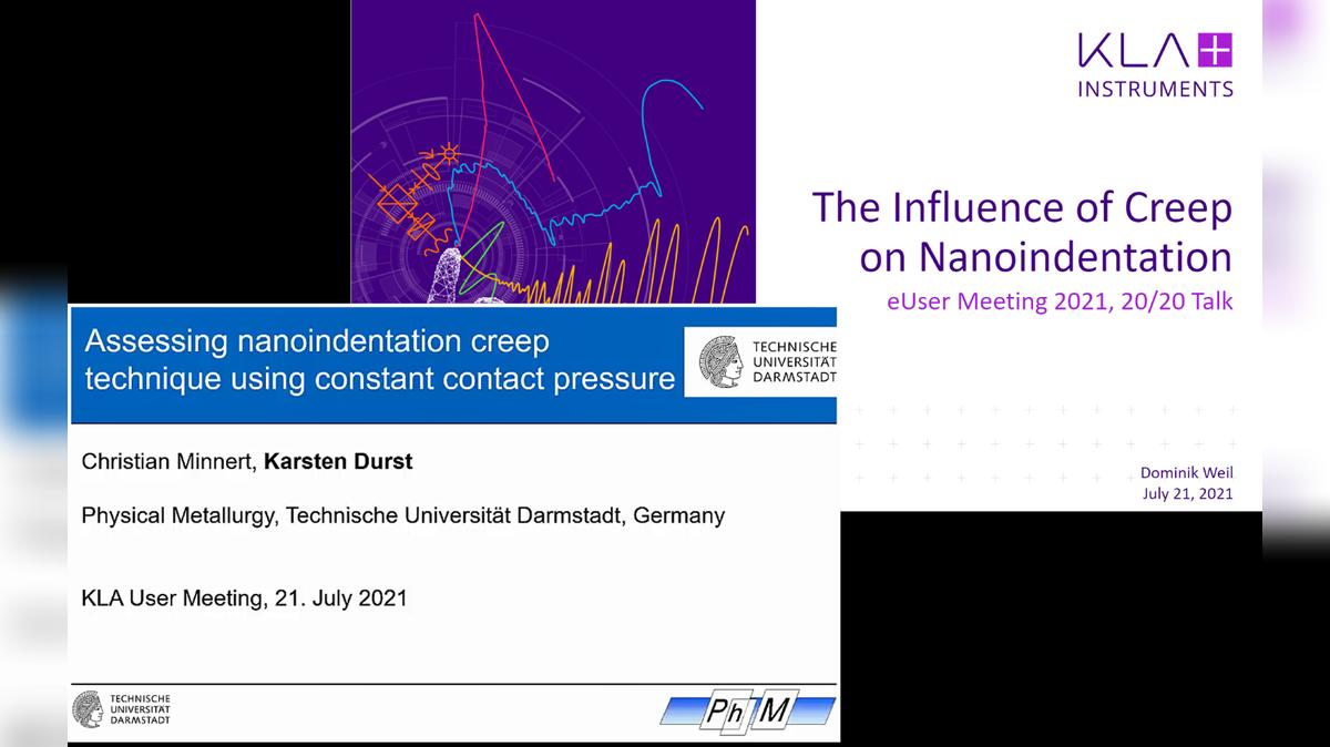 Influence of Creep on Nanoindentation AND Nanoindentation Creep Technique Using Constant Contact Pressure