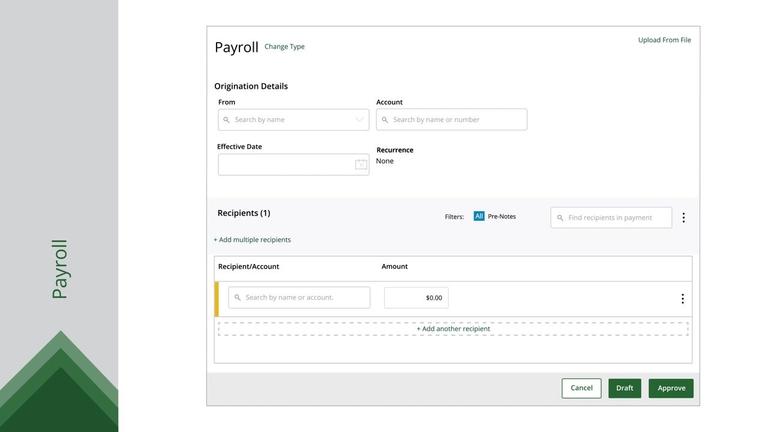 Creating Payroll, Multiple &amp; Split Payments
