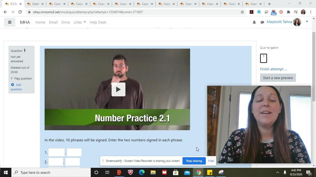 ASL 1 Q1 W5 Numbers Quiz Review.webm