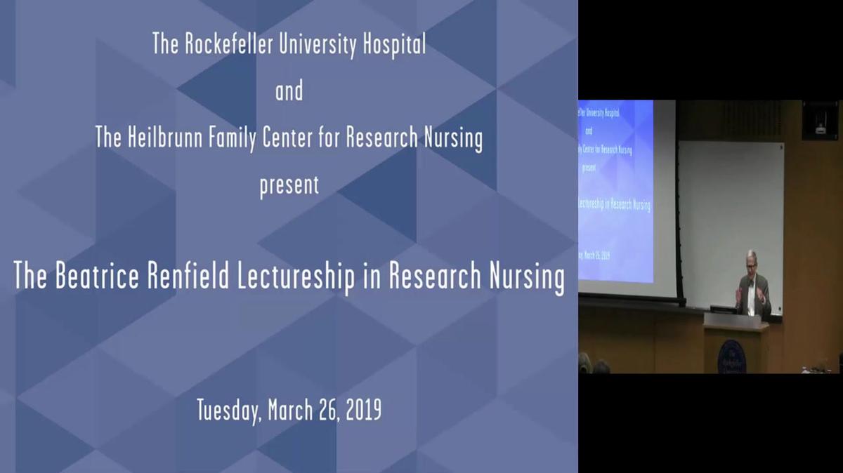 2019 Beatrice Renfield Lecture in Research Nursing: Advancing Symptom Science and Symptom Management in the Era of Precision Health
