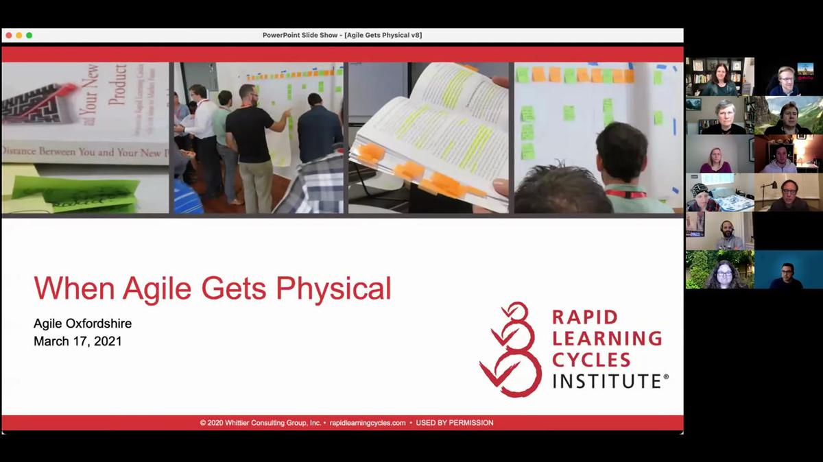 When Agile Gets Physical - Agile Oxfordshire March 17, 2021