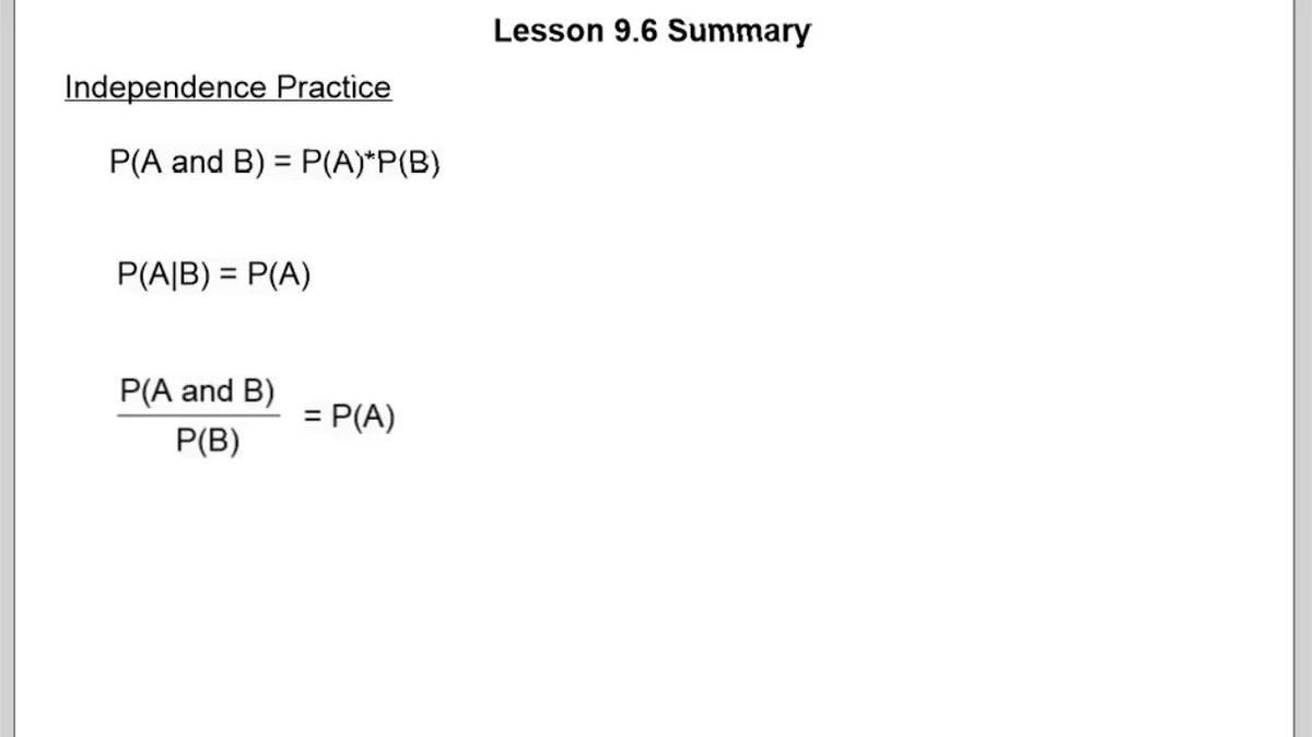 Lesson 9.6 Summary.vid