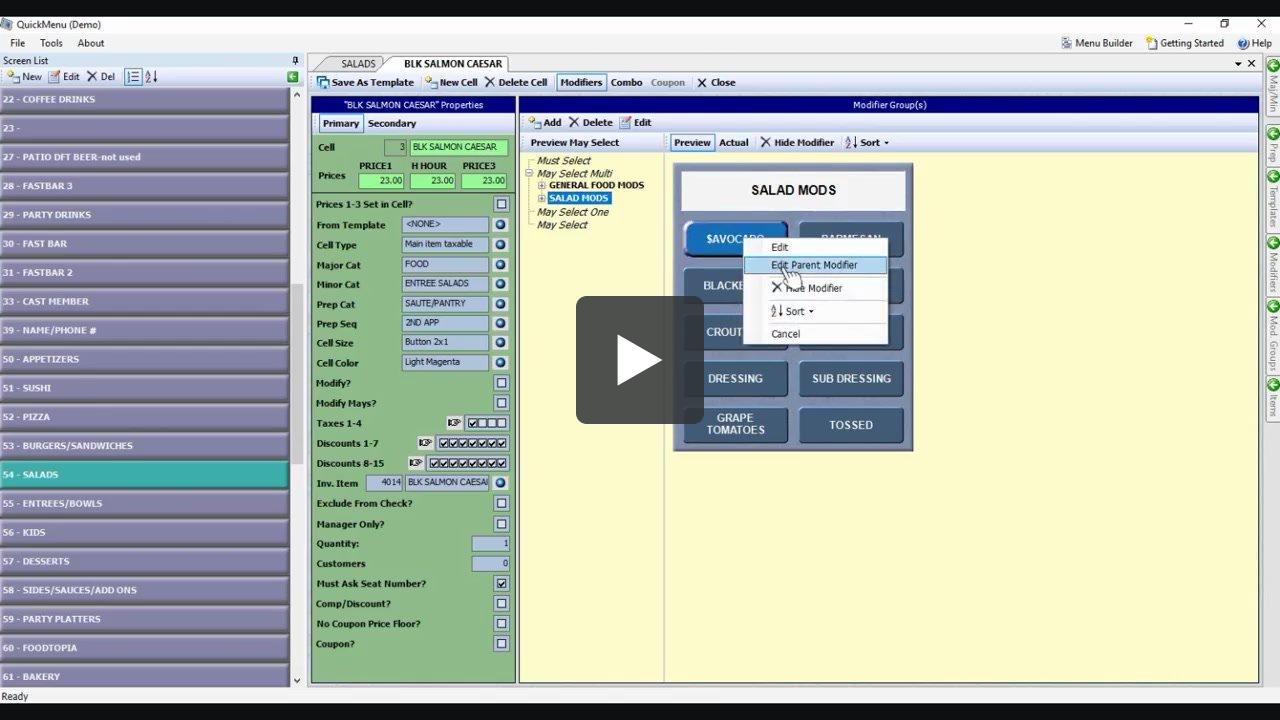 How to Change the Price of a Modifier | Video Learning Library