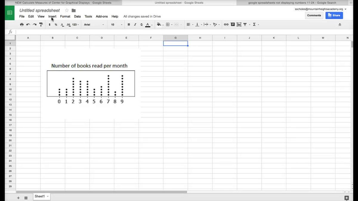 Calculating Measures of Center in Google Spreadsheets cont....mp4