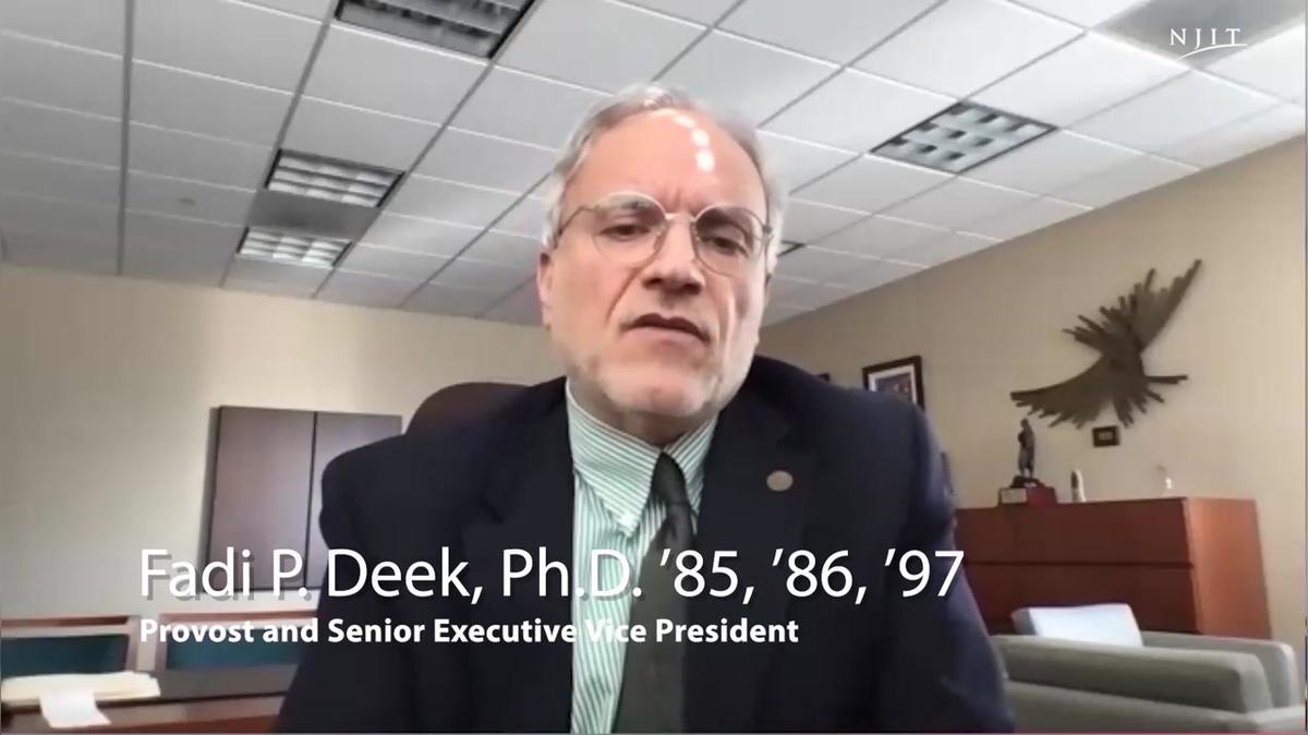 Provost Fadi Deek &#39;85, &#39;86, &#39;97: Building on a strong foundation - NJIT 2025
