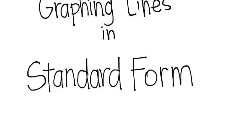 Graphing Lines in Standard Form.mp4