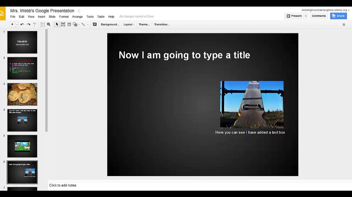 Google Presentations - Comments, arranging and order.mp4