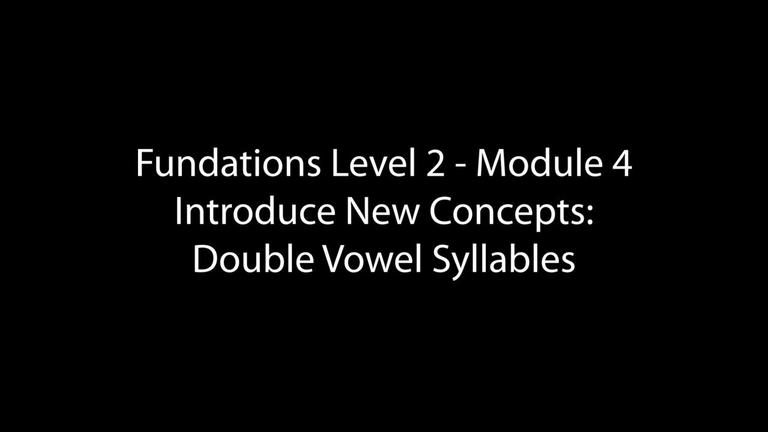 Introduce New Concepts Double Vowel Syllables (3:31)