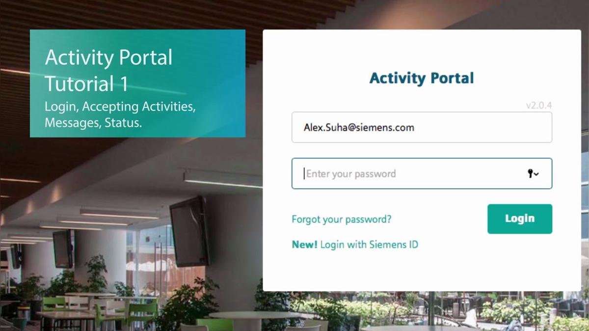 Customer Activity Portal