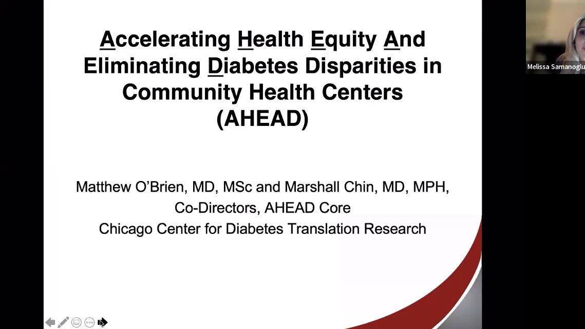 Accelerating Health Equity and Eliminating Diabetes Disparities in Community Health Centers (AHEAD-CHC)