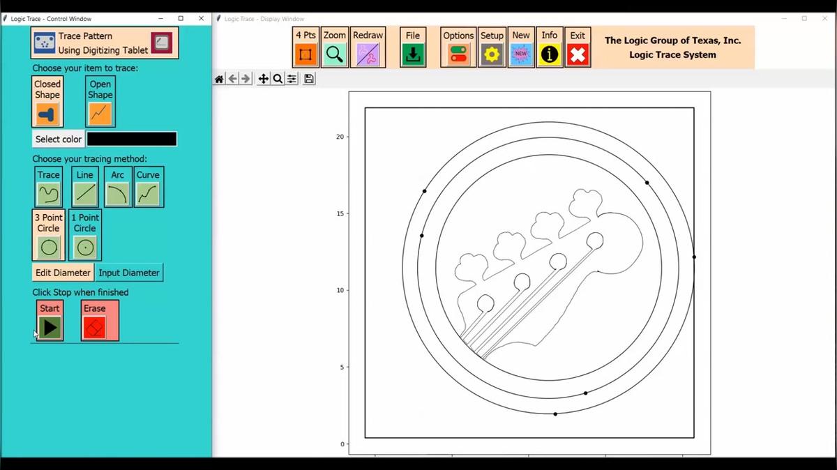 using the new Logic trace 2022  for a vinyl cut out