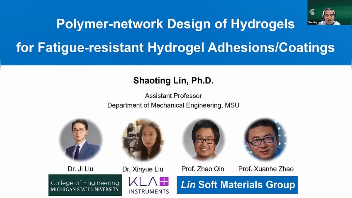 Thin Films &amp; Coatings Technology Asia Symposium: Polymer-network Design of Hydrogels for Fatigue-resistant Hydrogel Adhesions/Coatings