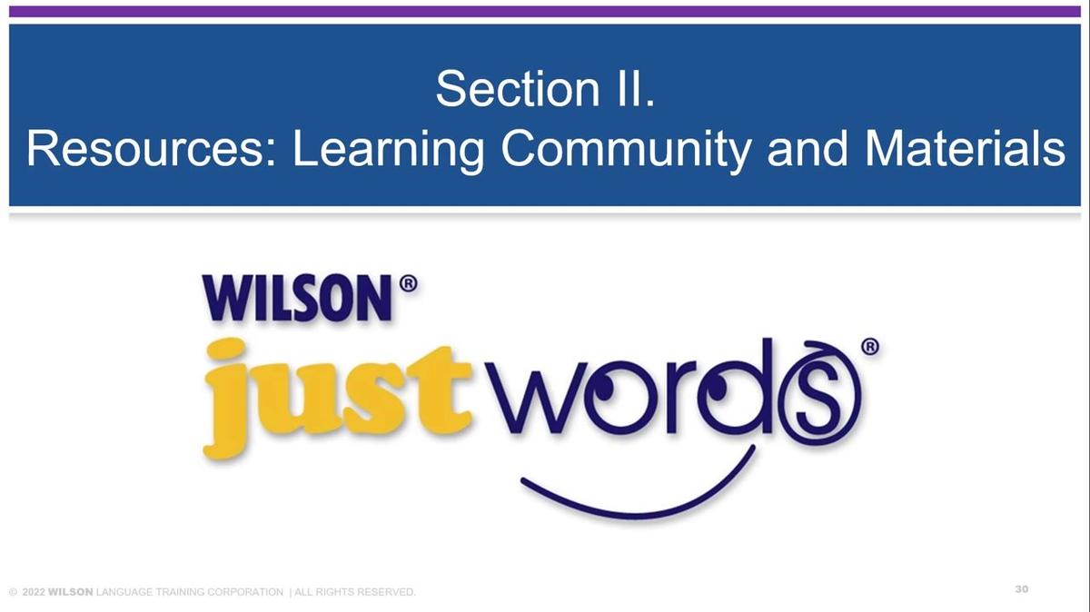 JW Presenter Training Module 2 Section II