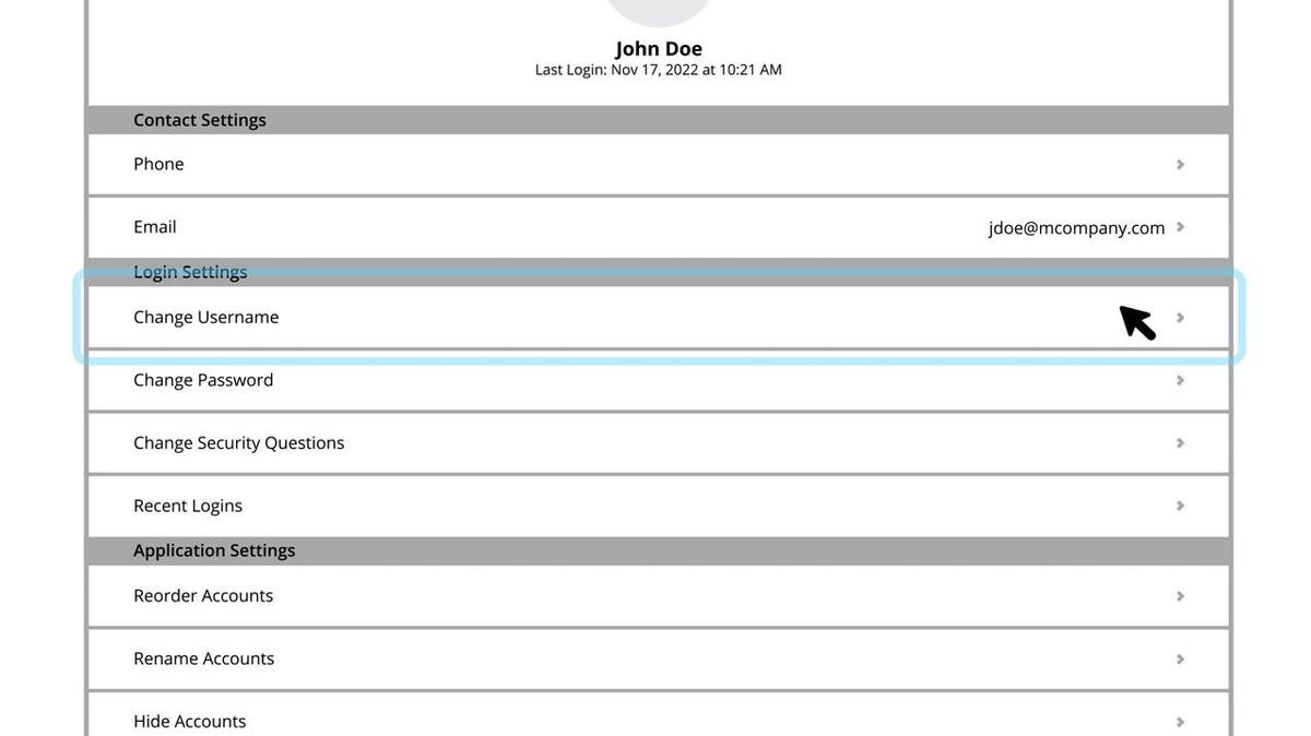 The Callaway Bank: Preferences &amp; Settings