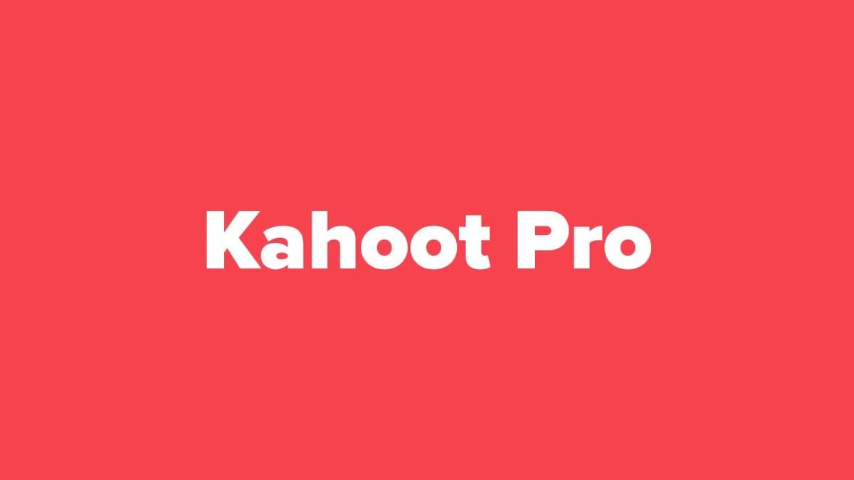 Kahoot Pro