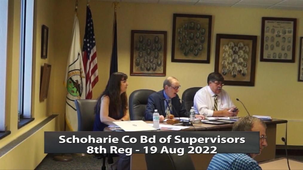 Schoharie Co Bd of Supervisors - 8th Reg - 19 Aug 2022
