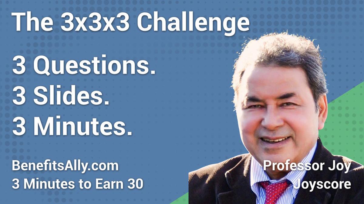 Joyscore - 3x3x3 Challenge with Dr. J