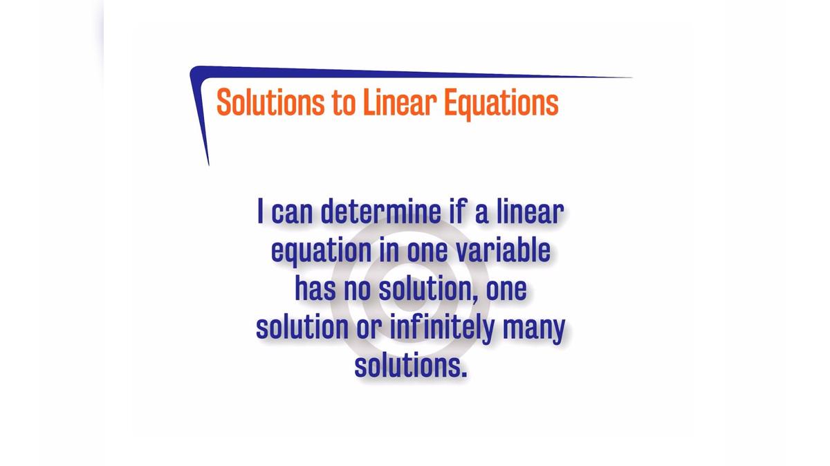 OR 3.1.3 Solutions to Linear Equations