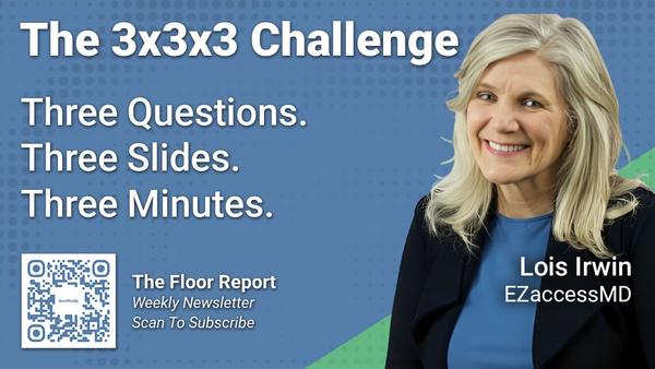 EZaccessMD - 3x3x3 Challenge with Lois Irwin