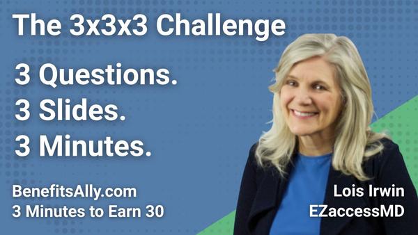 EZaccessMD - 3x3x3 Challenge with Lois Irwin
